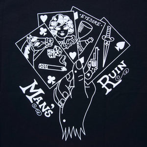"MAN'S RUIN" - pocket t-shirt